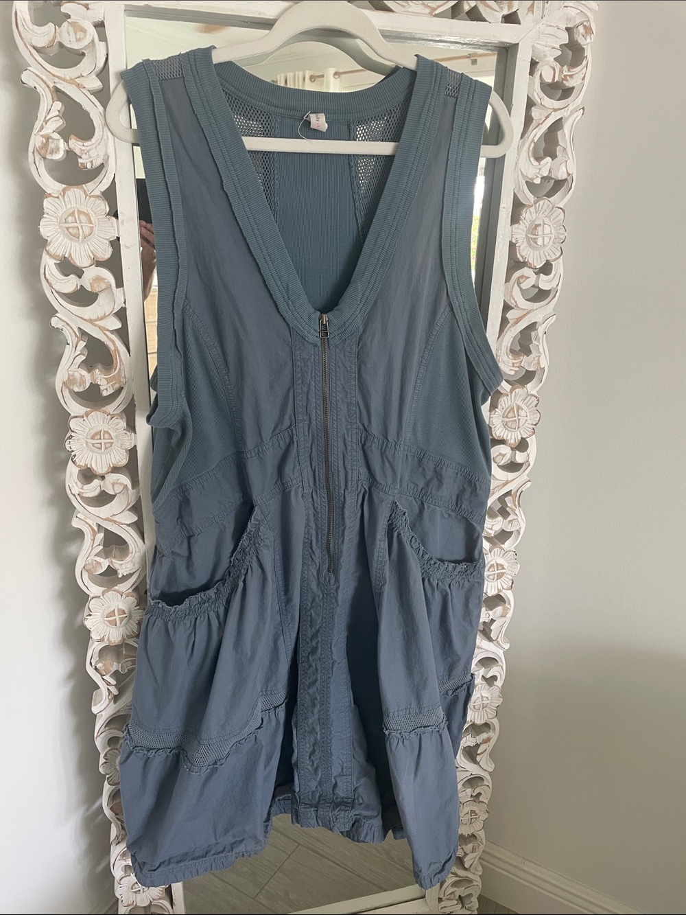 Anthropologie Daily Practice Zip-Front Utility Dress